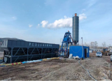 Бетонный завод HLS60, силос 100 тонн (зимний, без сендвич панелей)