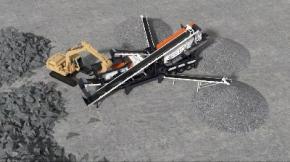 Роторная дробилка на колесном шасси S-PF1210-3C