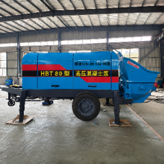 Мобильный дизельный бетононасос HBT80 (HBT125-20-132-80)
