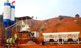 Бетонный завод HZS75 силос 100 тонн (летний)