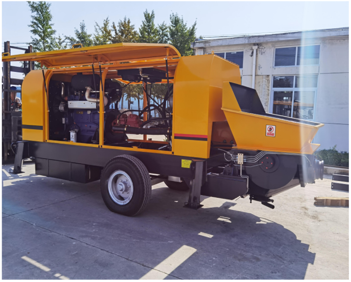Дизельный бетононасос HBTS80-16-194R SHENGMAO