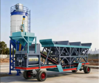 Мобильный бетонный завод YNZS25, силос 50 тонн