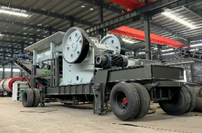 Колёсная мобильная щёковая дробильная установка  S-E69B-2C с ДГУ 200 кВт