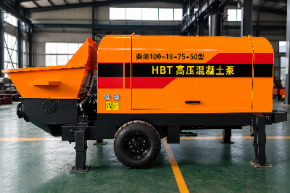 Мобильный бетононасос дизельный HBT 50 (HBT 100-18-75-50)
