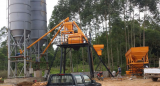 Бетонный завод с подъёмным скипом HZS50